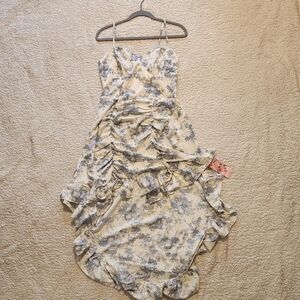 Floral Ruffle Maxi Dress